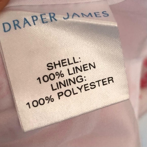 NWOT Draper James Floral Linen Faux Wrap Dress - Picture 15 of 15